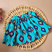 Load image into Gallery viewer, Rainbow Tribal print skirt
