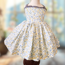 Load image into Gallery viewer, Bear and flowers Reversible dress
