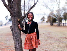 Load image into Gallery viewer, Brown Tribal print skirt
